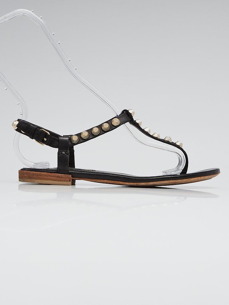 【送料&関税込】Balenciaga Sandali BALENCIAGA Sandals FLIP FLOP with storage bag Black US7 From