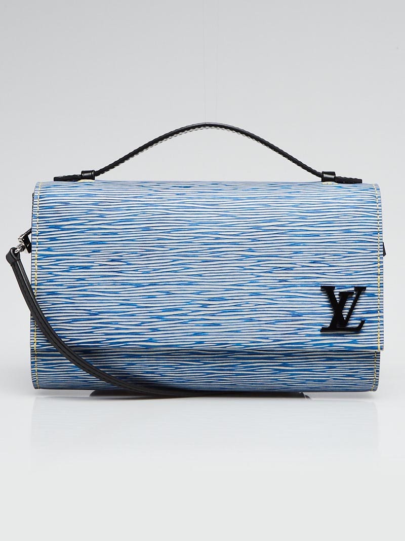 Louis Vuitton Denim Epi Leather Clery Pochette Bag Louis Vuitton