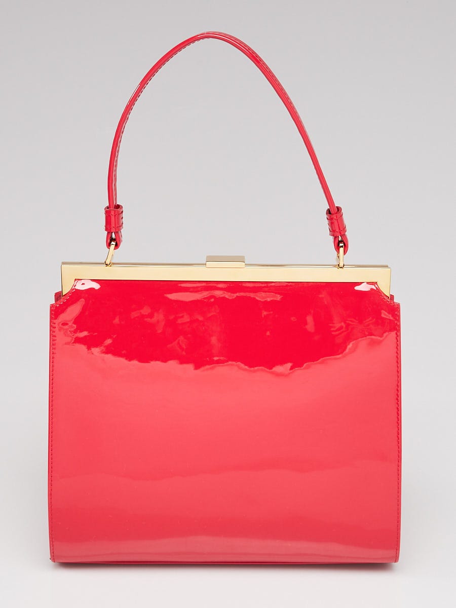 Mansur Gavriel Flamma Patent Leather Elegant Bag | Yoogi's Closet