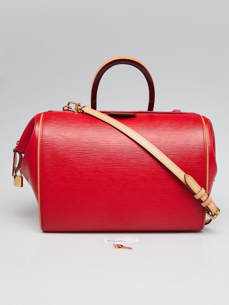 Louis Vuitton Coquelicot Epi Leather Alma BB Bag - Yoogi's Closet