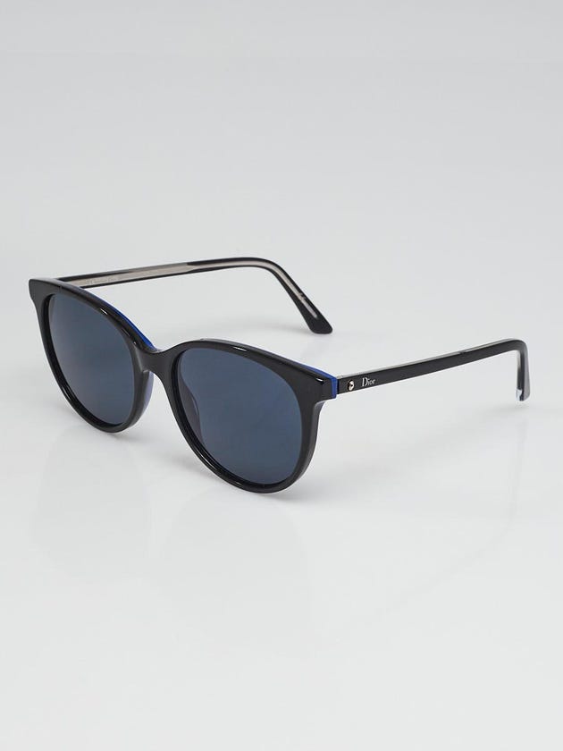 Christian Dior Black/Blue Acetate Frame Tinted N16 Sunglasses