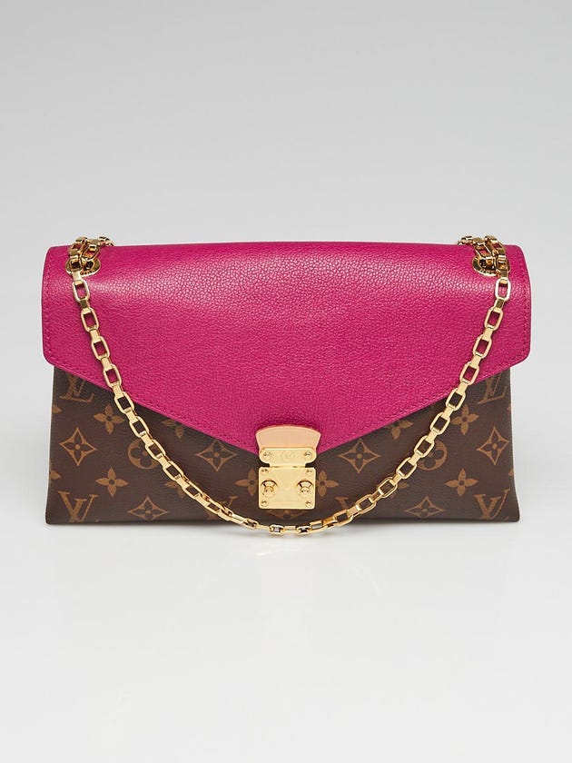 Louis Vuitton Grape Monogram Canvas Pallas Chain Bag