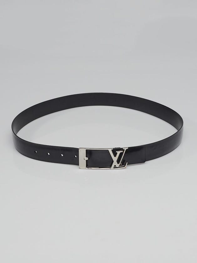 Louis Vuitton Black Leather Neogram Belt Size 90/36