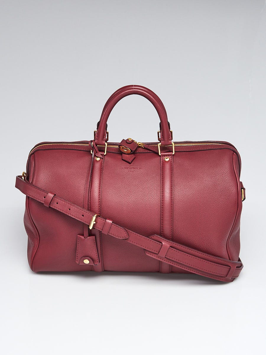 Louis Vuitton Dark Red Jasper Calf Leather Sofia Coppola SC Bag GM