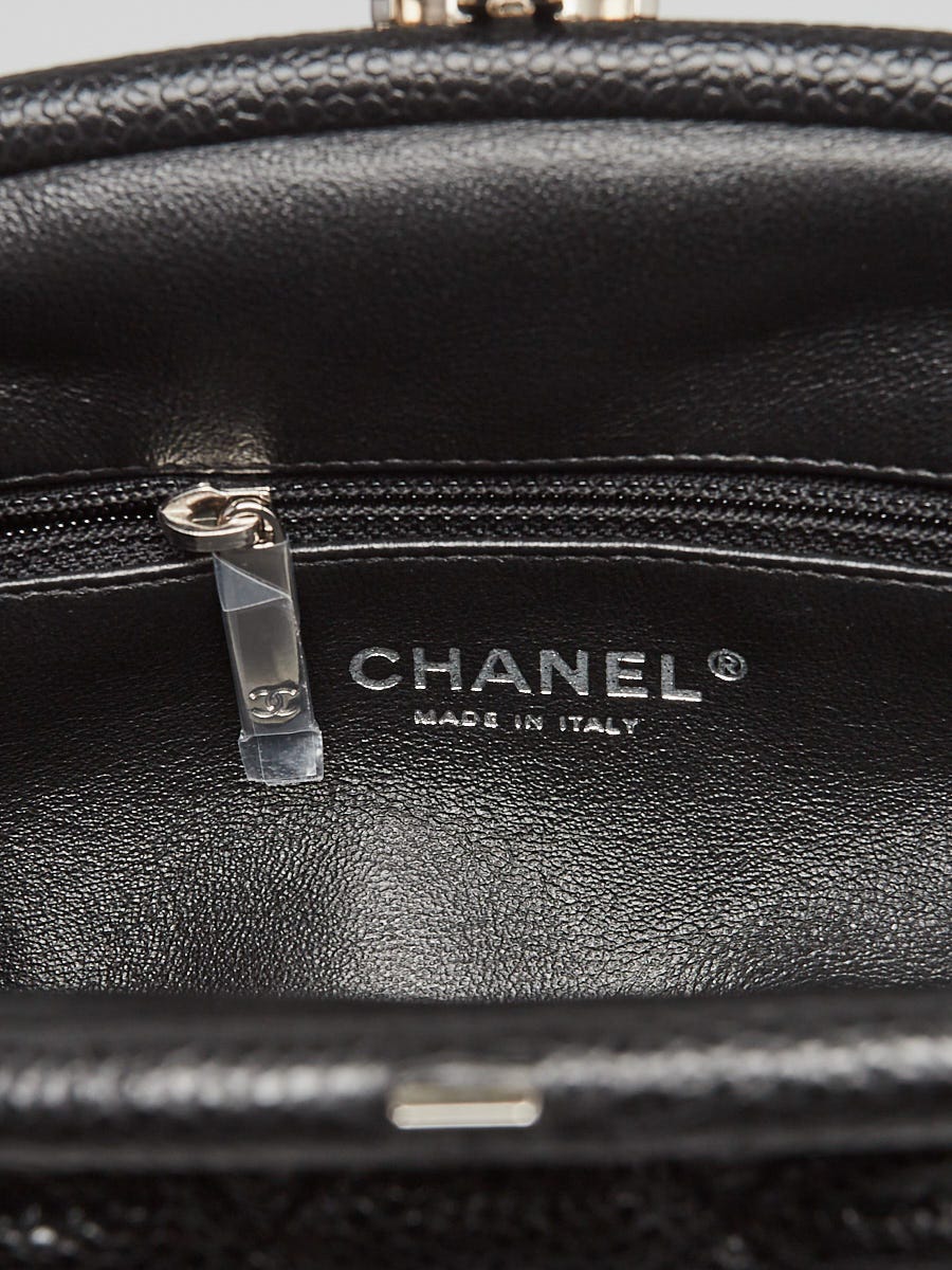 black chanel bag with handle
