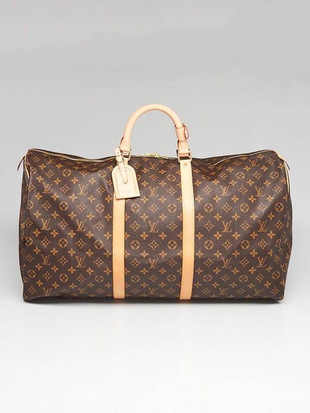 Louis Vuitton Monogram Canvas Keepall 60 Bag