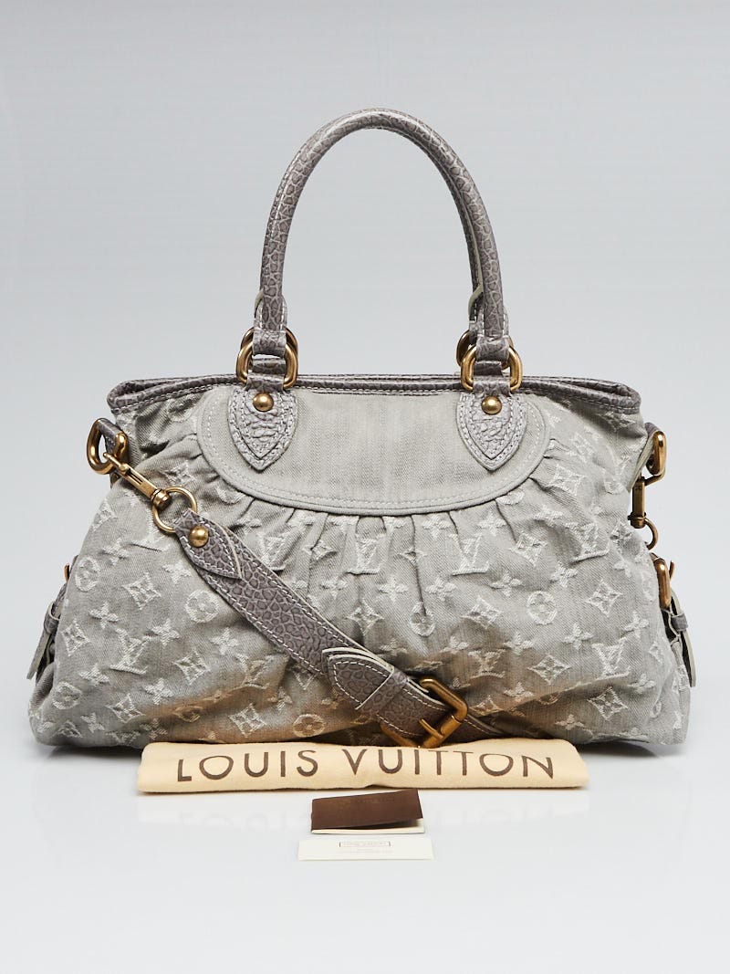 Louis Vuitton Grey Denim Monogram Denim Neo Cabby MM Bag | Yoogi's