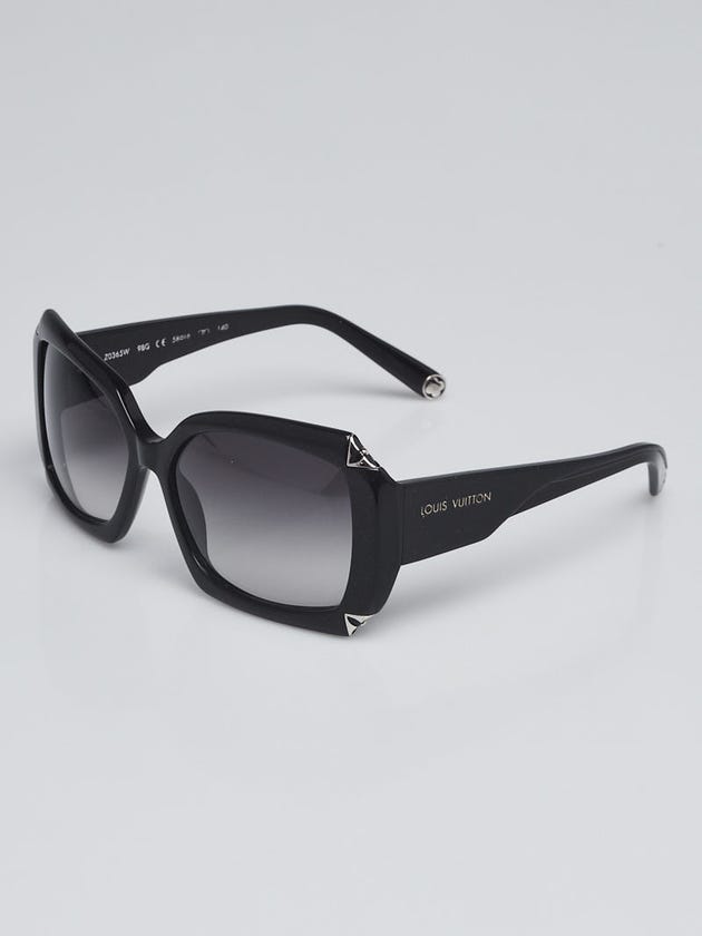 Louis Vuitton Black Speckling Acetate Frame Hortensia Sunglasses-Z0365W
