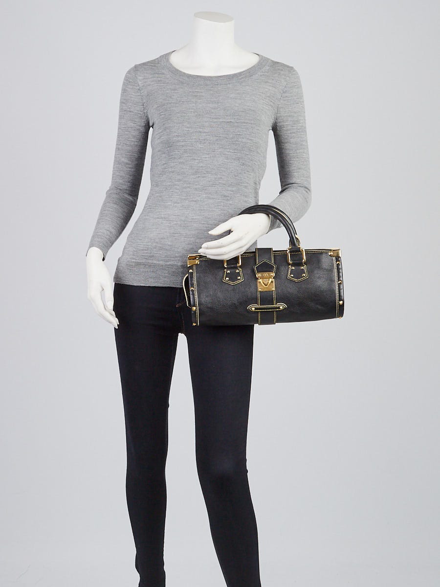 Louis Vuitton Black Suhali Leather L'Epanoui Bag | Yoogi's Closet