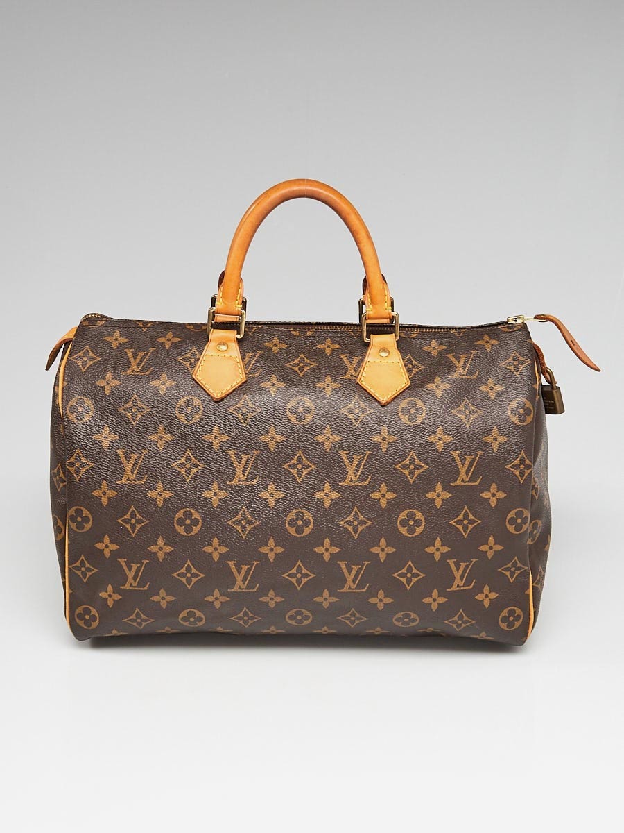Louis Vuitton Monogram Canvas Speedy 35 Bag