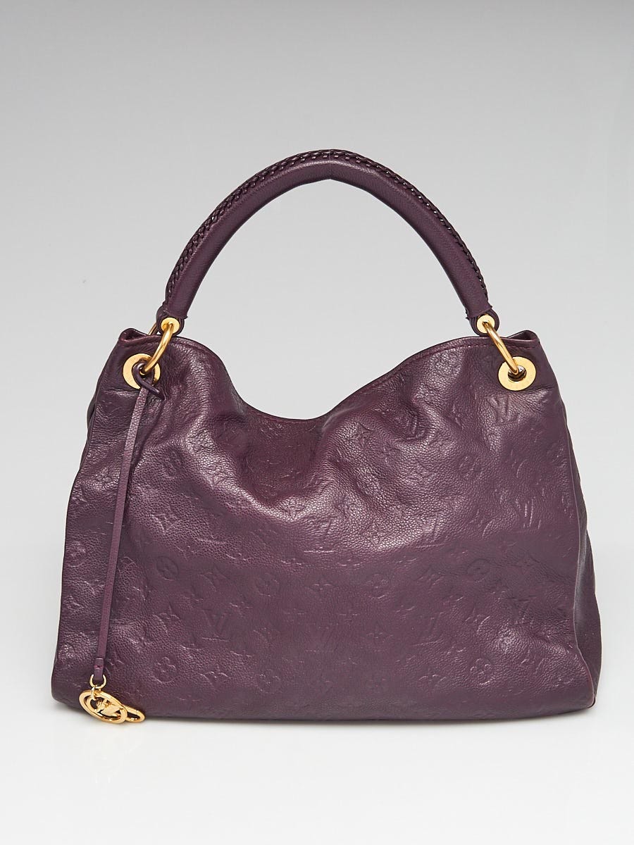 Purple Louis Vuitton Monogram Empreinte Artsy MM Hobo Bag