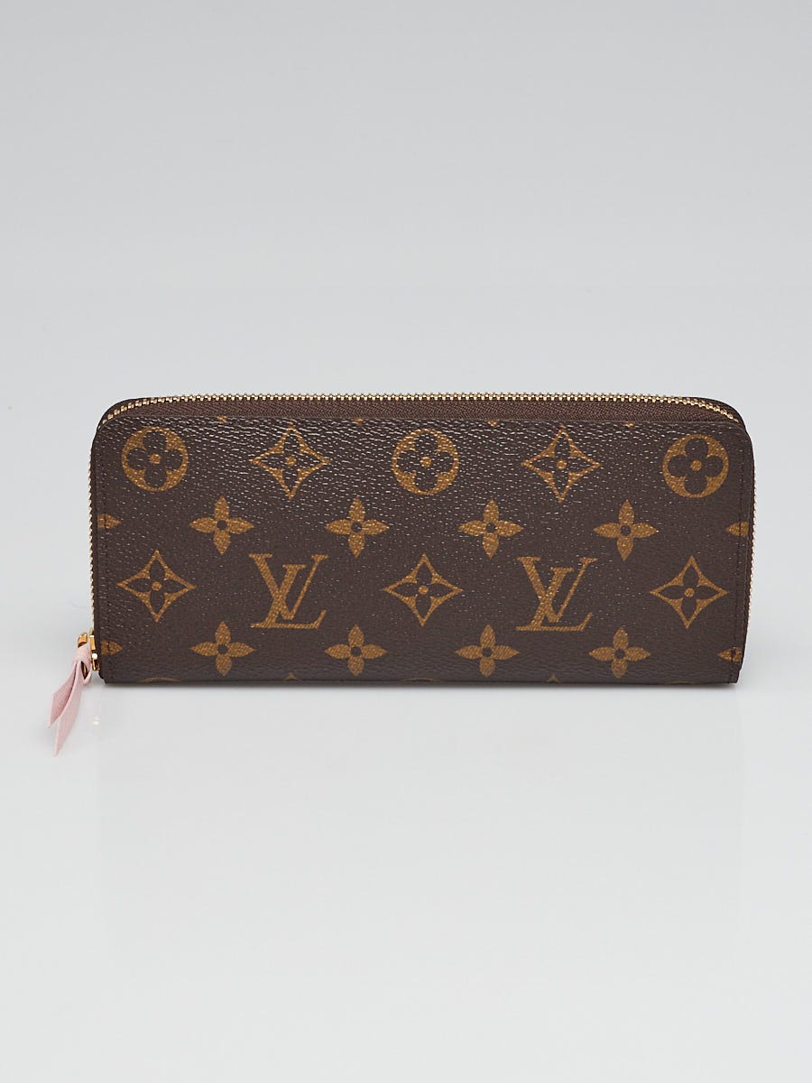 Louis Vuitton Clemence Wallet in Monogram Rose Ballerine