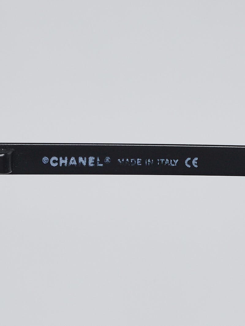 Chanel Gunmetal Swarovski Crystal Rimmed Sunglasses 4105-B