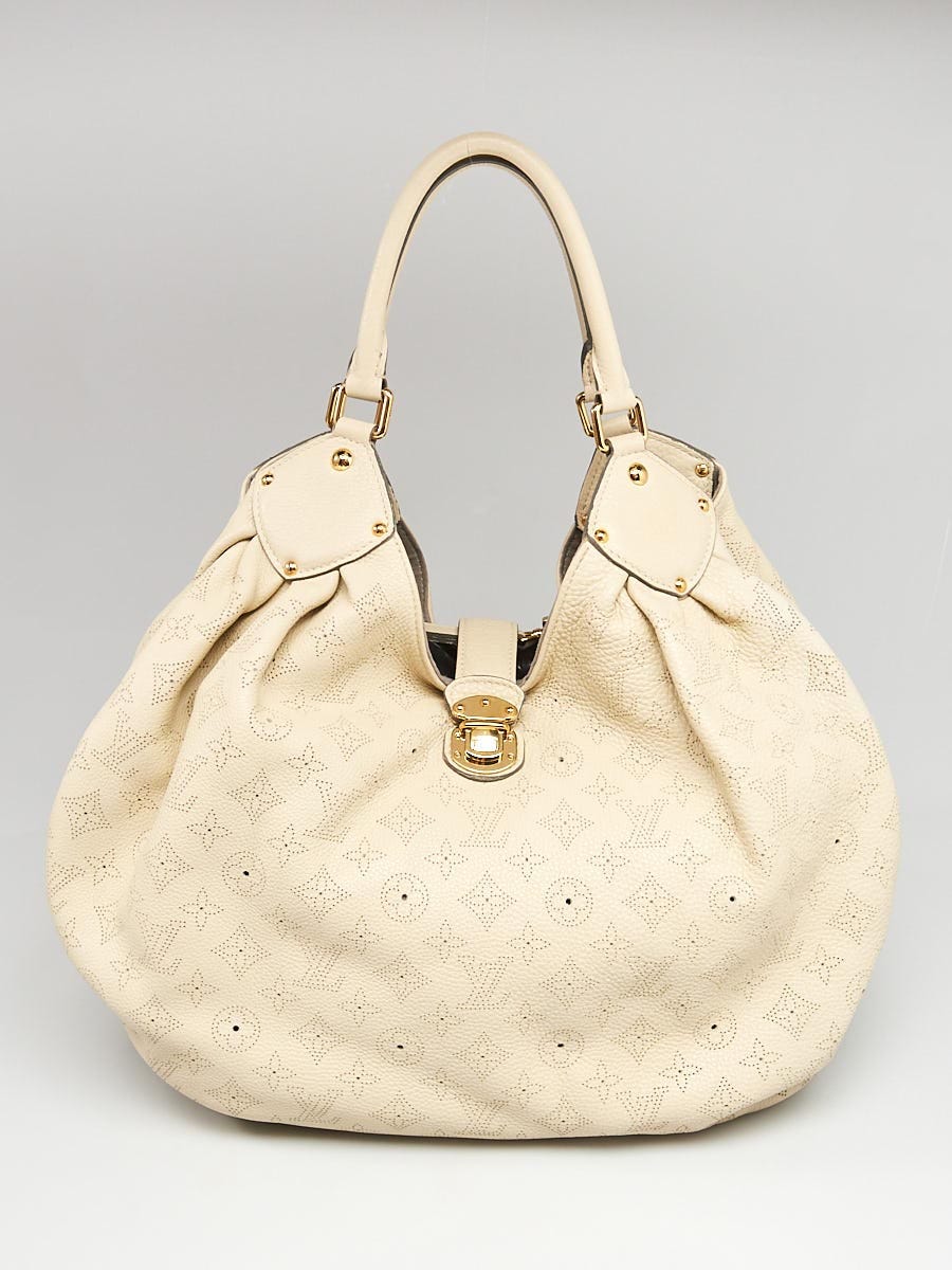 Louis Vuitton Off White Monogram Mahina Leather XL Bag Louis Vuitton