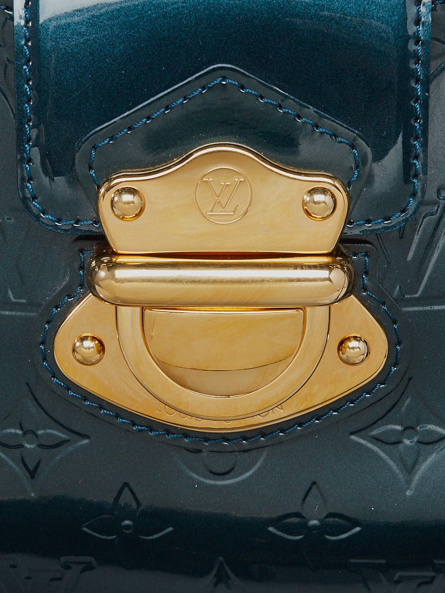Louis Vuitton Blue Nuit Monogram Vernis Melrose Avenue Bag