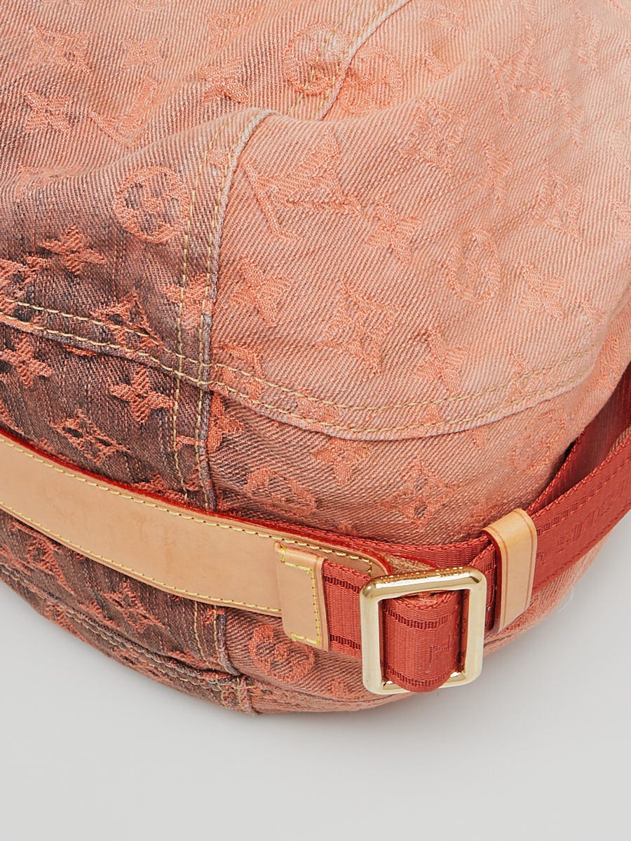 Louis Vuitton M95865 Pink/ Roseo Degraded Monogram Denim Sunrise GM  Messenger Bag