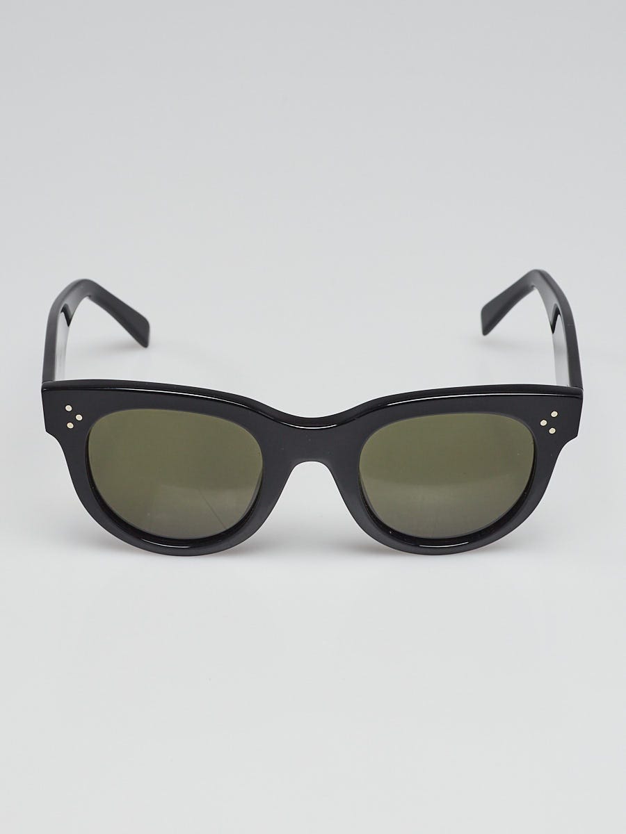 Celine Black Acetate Baby Audrey Sunglasses CL 41053 Yoogi s Closet