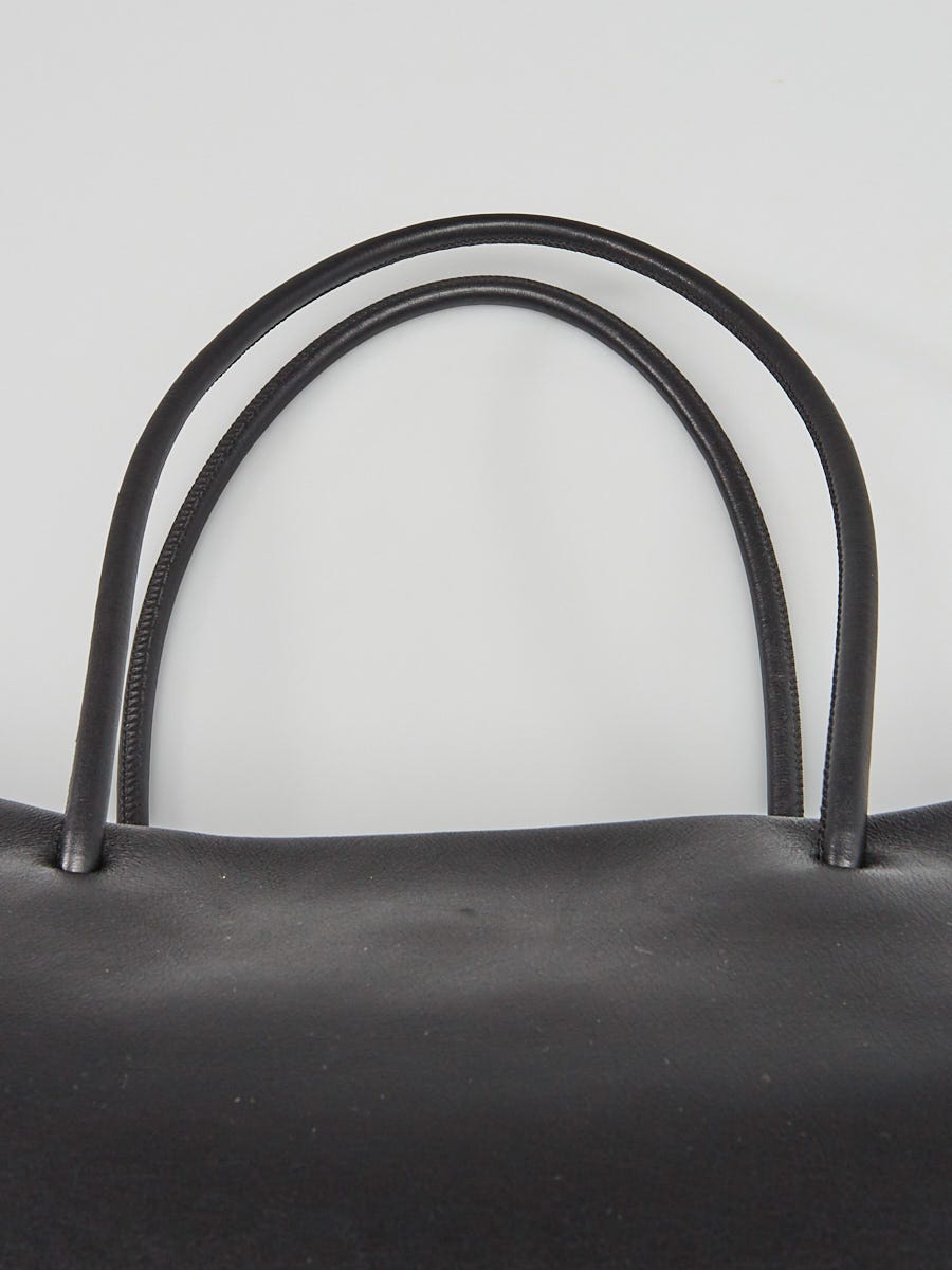 Chanel Black Leather Essential Rue Cambon Large Shopping Tote Bag - Yoogi's  Closet