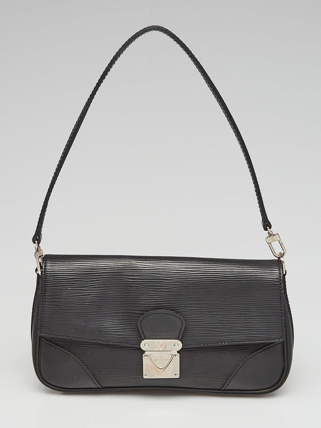 Louis Vuitton Black Epi Leather Pochette Segur Clutch Bag