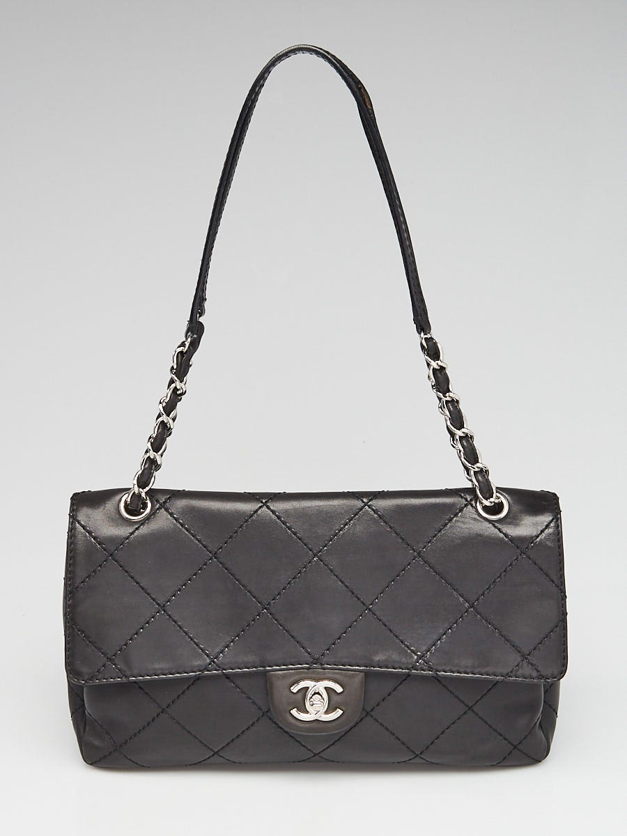 Chanel Black Quilted Lambskin Leather Orient Express Flap Bag - Yoogi's  Closet