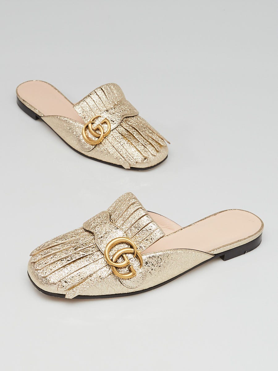 Gucci on sale fringe slides