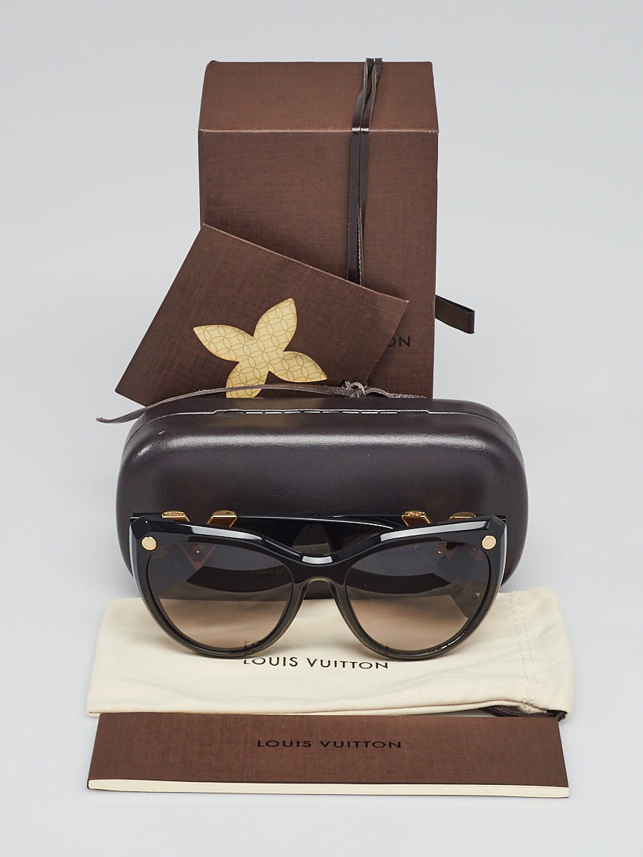 Louis Vuitton Black Acetate My Fair Lady Sunglasses Z0902W - Yoogi's Closet