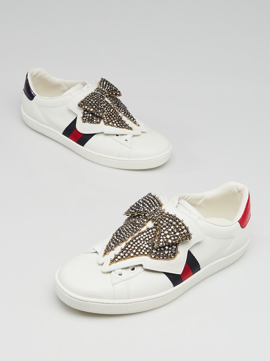 Gucci clearance bow sneakers