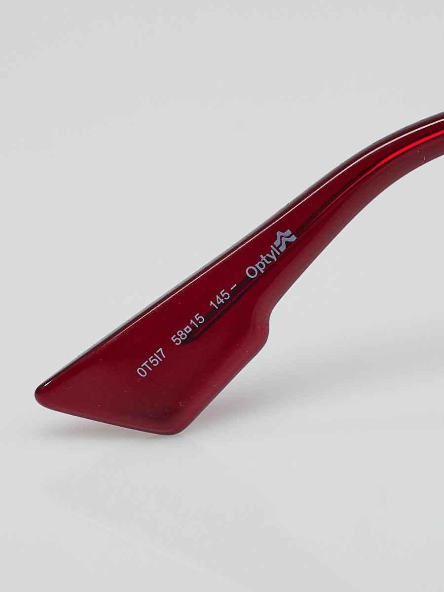 Christian Dior Red Acetate Bianca Sunglasses | Yoogi display picture 3