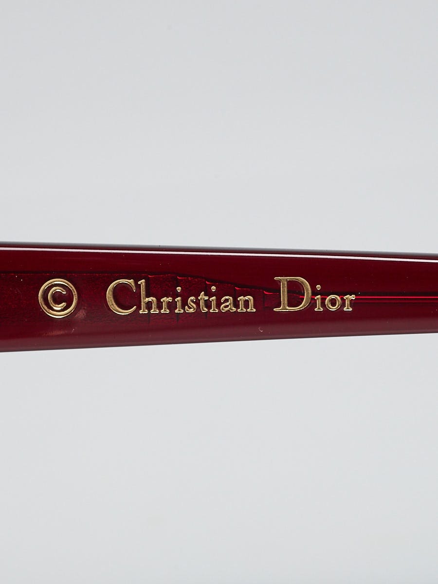 Christian Dior Red Acetate Bianca Sunglasses | Yoogi display picture 2