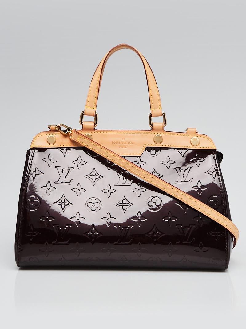 Louis Vuitton Amarante Monogram Vernis Alma BB Bag - Yoogi's Closet