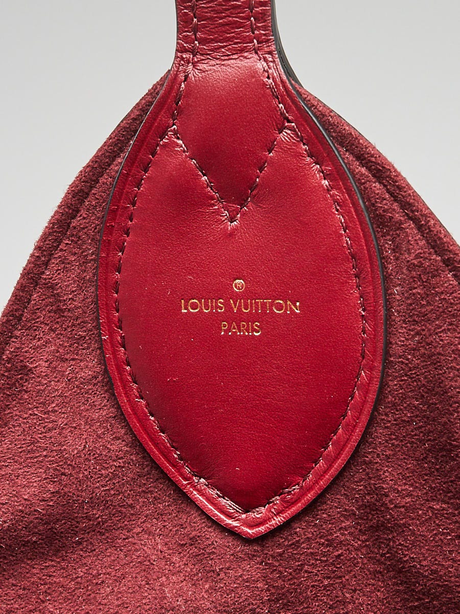 Louis Vuitton Burgundy Monogram Flower Hobo QJBJBS1YKB005