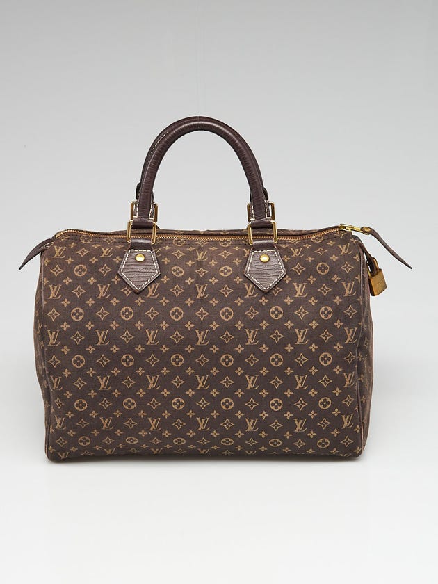 Louis Vuitton Fusain Monogram Idylle Canvas Speedy 30 Bag