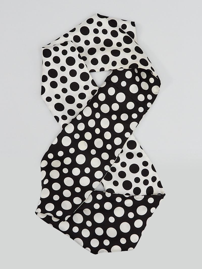 Louis Vuitton x Yayoi Kusama Infinity Dots Shawl Black/White in