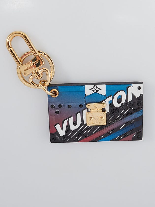 Louis Vuitton Limited Edition Monogram Petite Malle Key Holder and Bag Charm