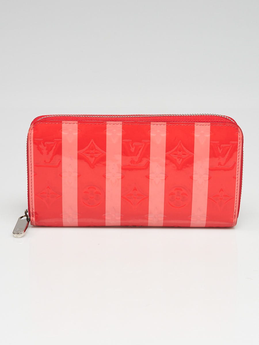 Louis Vuitton, Bags, Authentic Louis Vuitton Vernis Zippy Wallet Long Purse  Red