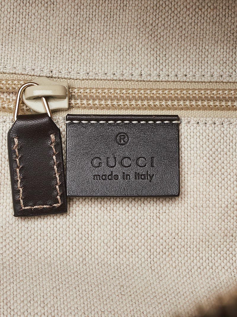 Gucci Beige/Ebony GG Coated Canvas Supreme Backpack Bag | Yoogi's