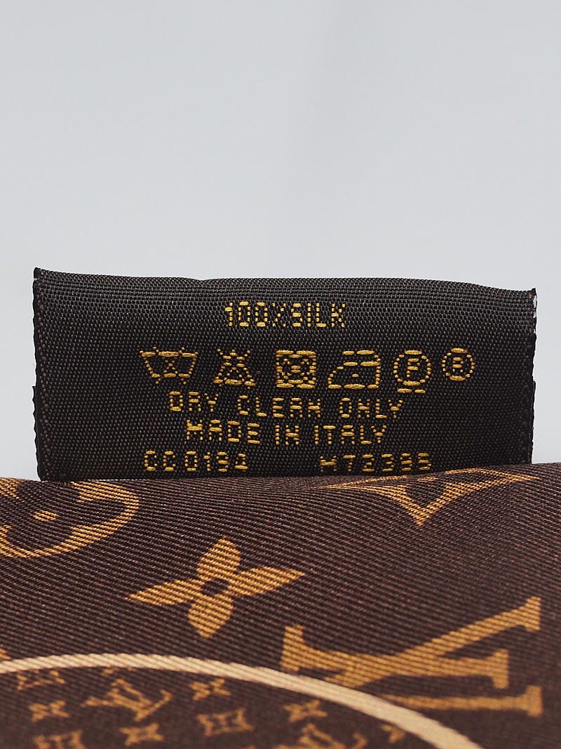 Louis Vuitton 100% Silk Scarf, Made In Italy