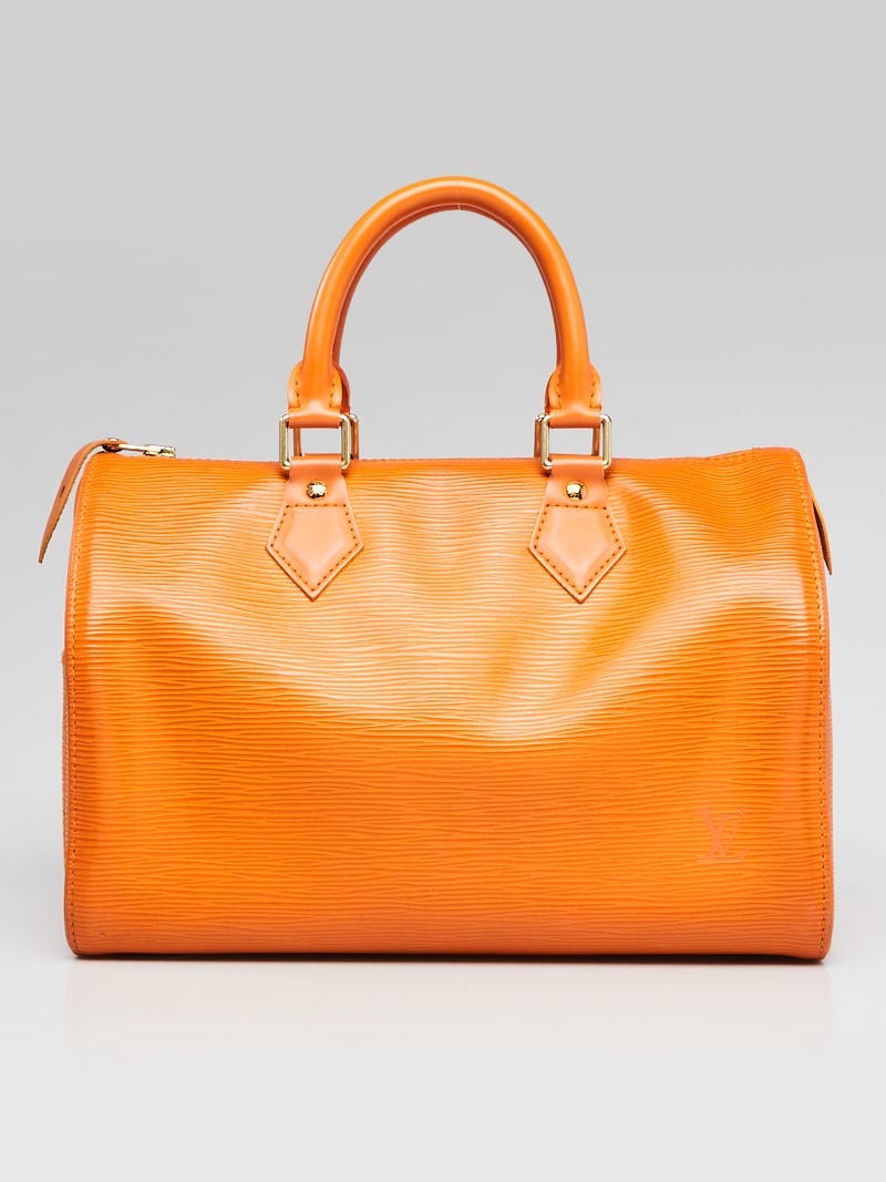 Louis Vuitton Mandarin Epi Leather Speedy 25 Bag - Yoogi's Closet