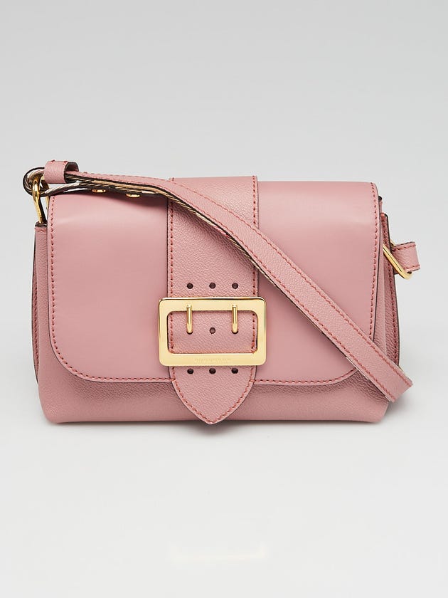 Burberry Dusty Pink Leather Small Buckle Bag 