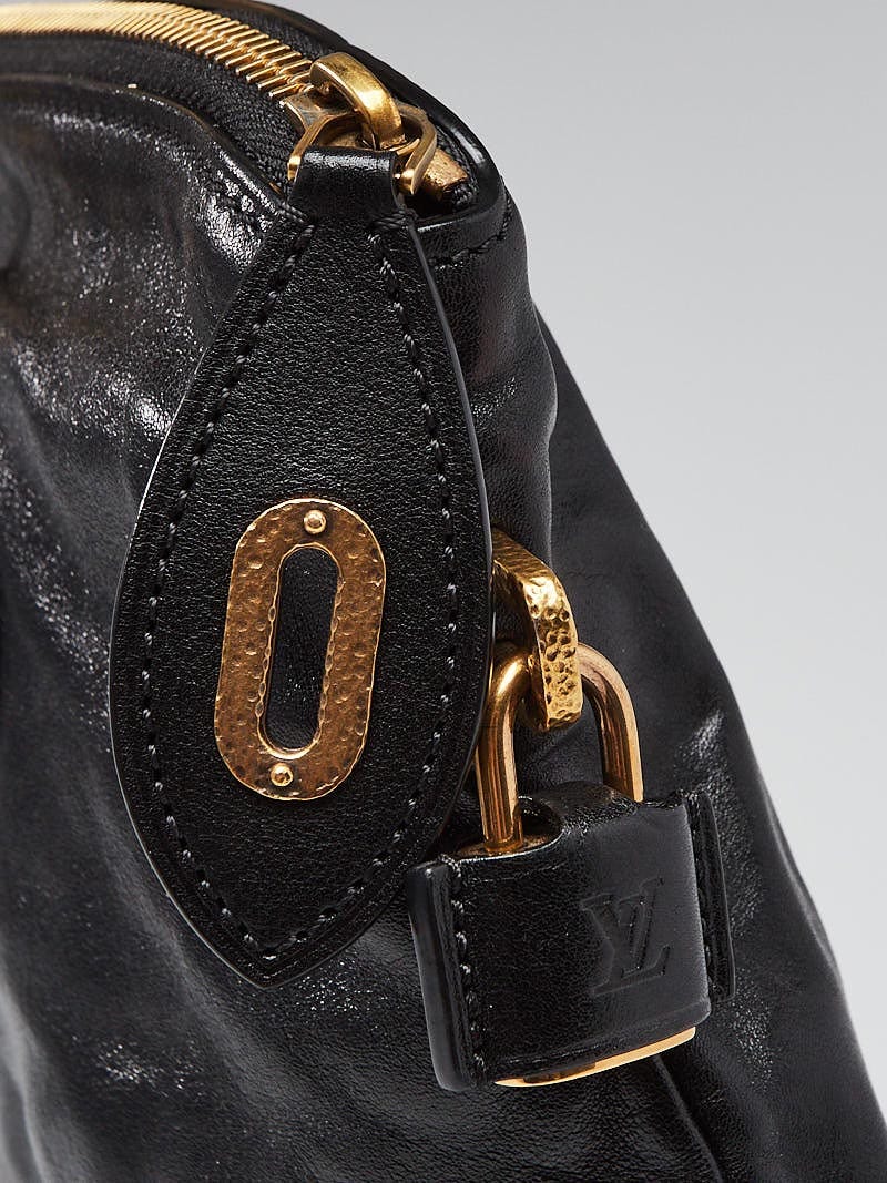 Louis Vuitton Boudoir Lockit Chain Soft Sided Tote Bag Black