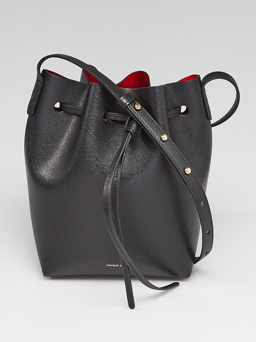 Mini Mini Bucket Bag - Black/Flamma