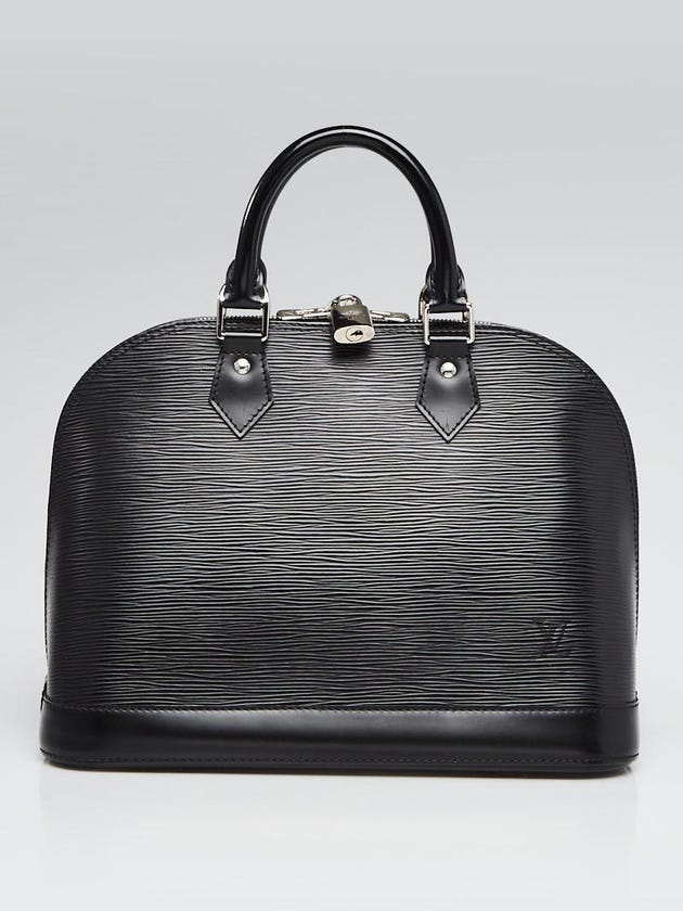 Louis Vuitton Black Epi Leather Alma PM Bag