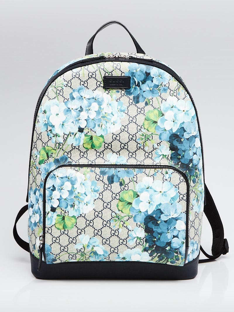 Gucci blue 2025 blooms backpack