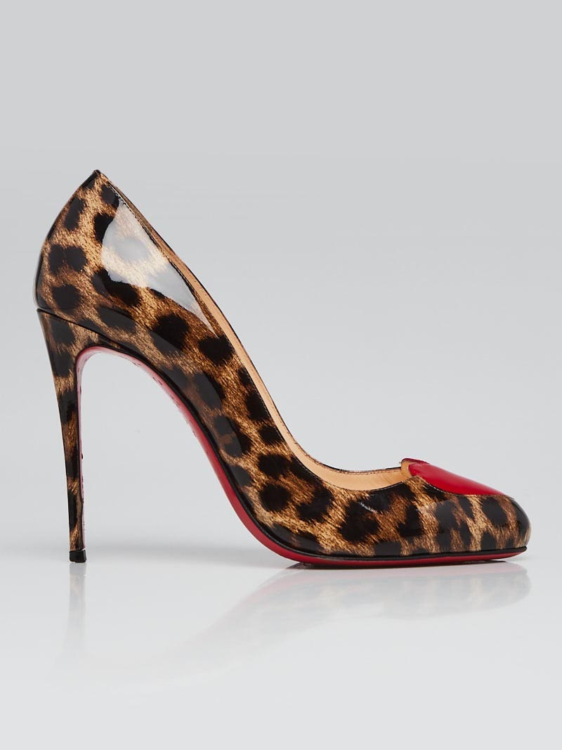 Christian Louboutin レオパードフラットシューズ 35.5 Christian Louboutin レオパードフラットシューズ 35.5