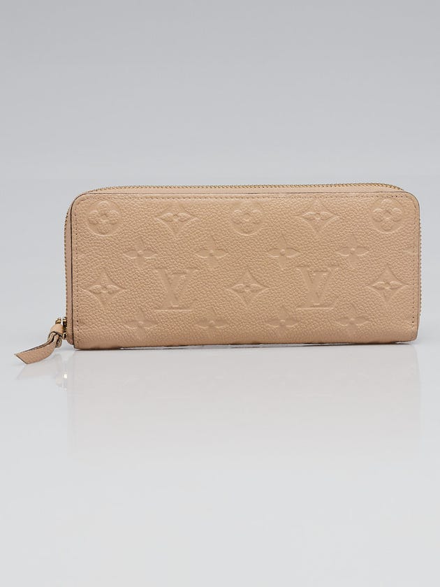 Louis Vuitton Dune Monogram Empreinte Leather Secret Long Wallet