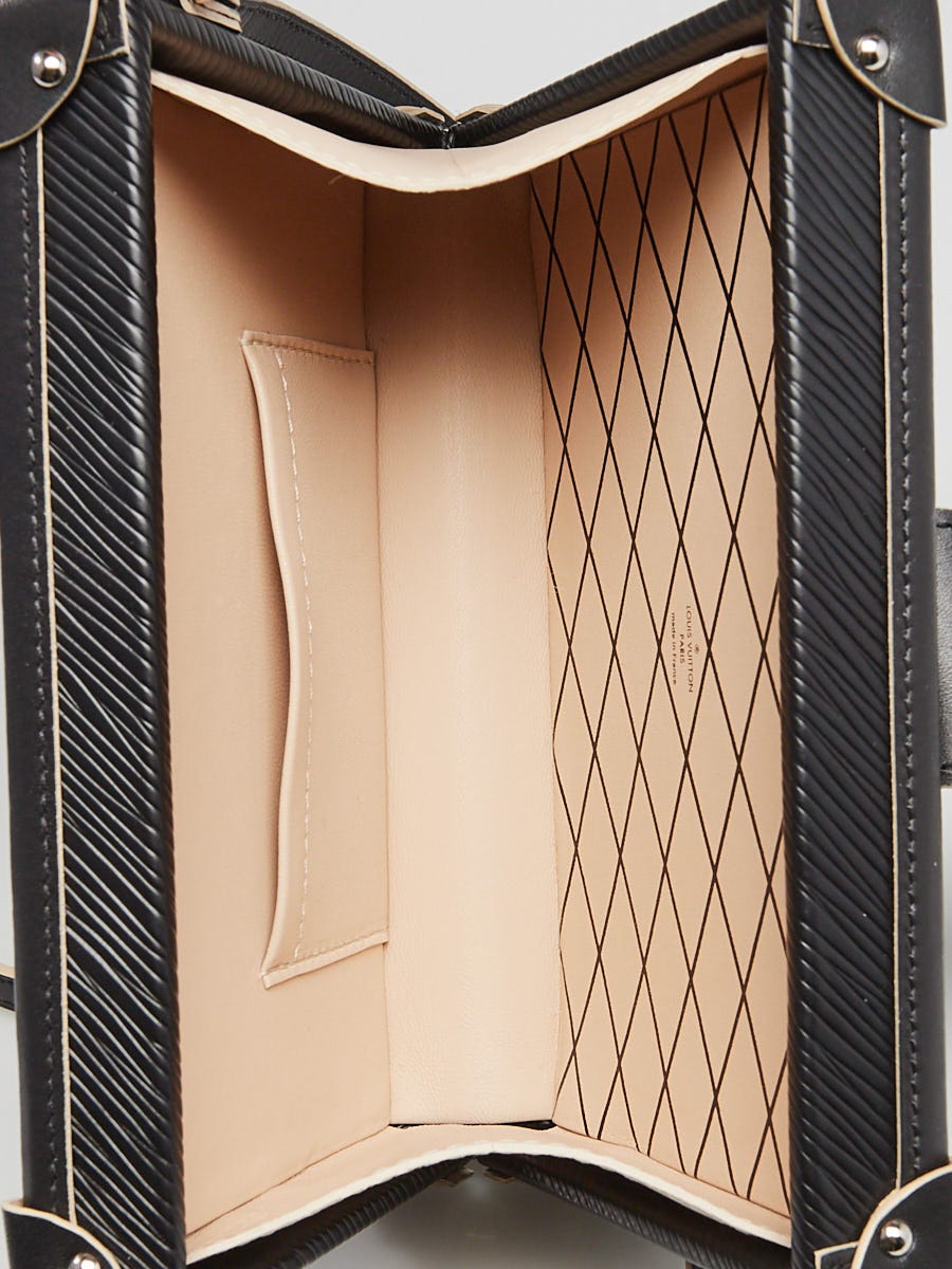 Louis Vuitton, Bags, Louis Vuitton Petite Malle Epi Leather Soft Trunk  Case Crossbody Purse Black