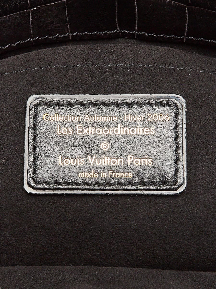 Louis Vuitton Moka Monogram Leather and Alligator Limited Edition