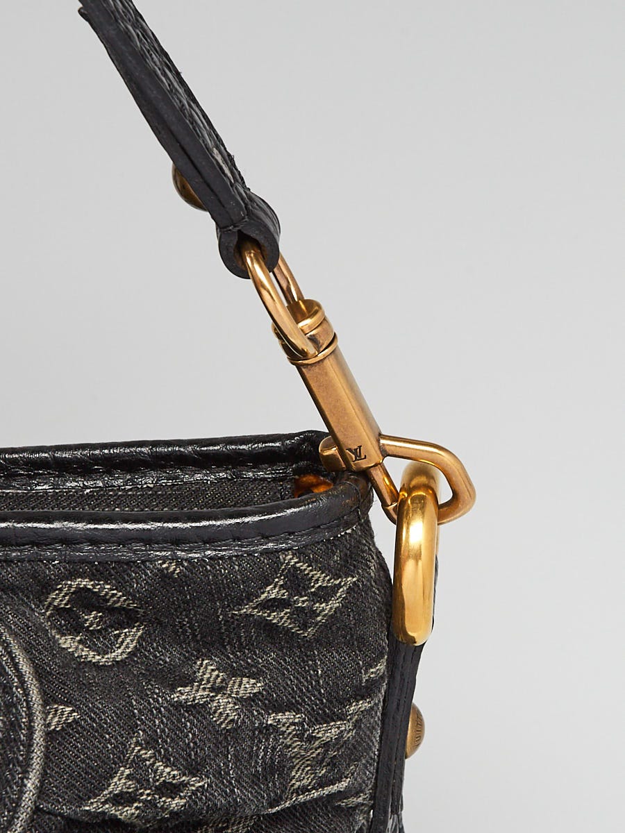 Louis Vuitton Black Denim Monogram Denim Neo Cabby MM Bag