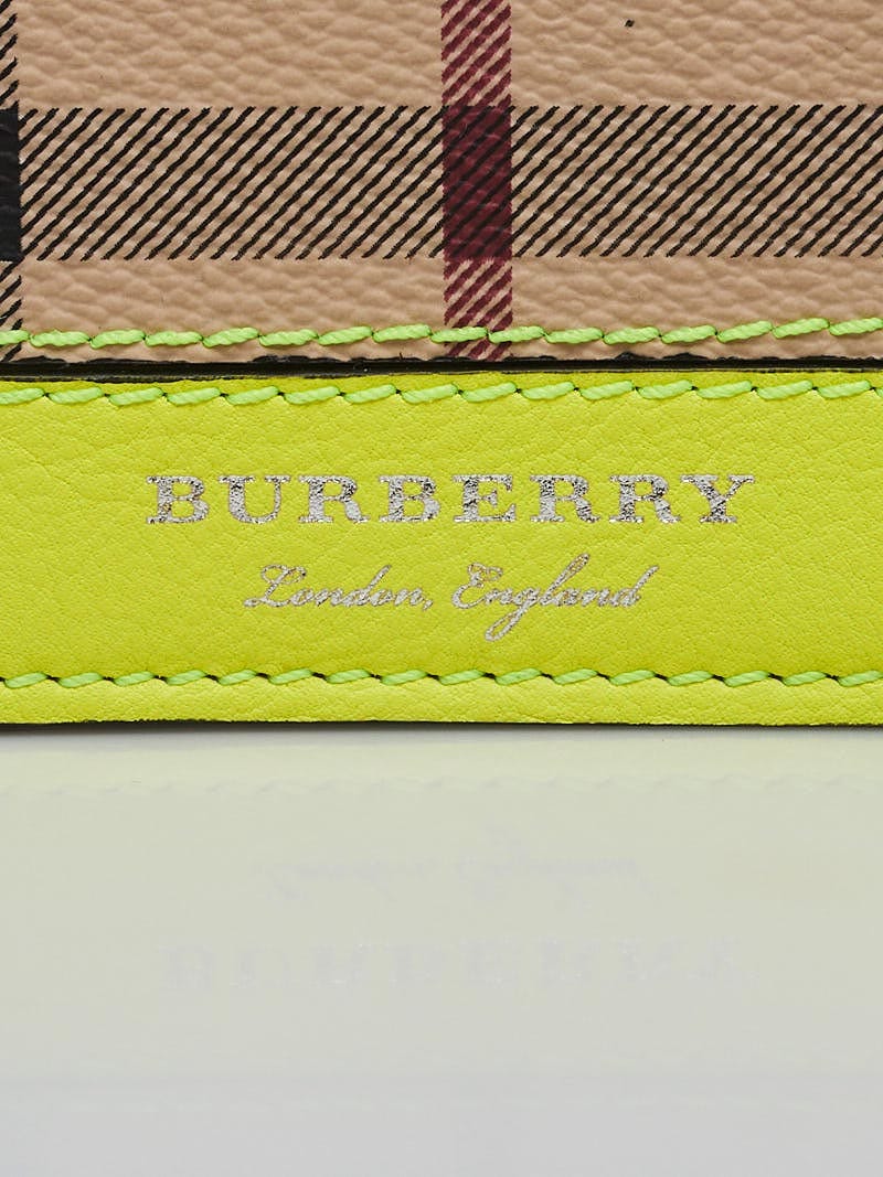 Burberry wallet neon hotsell