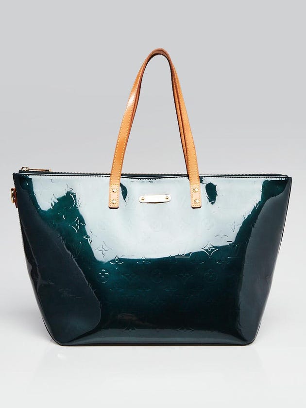 Louis Vuitton Blue Nuit Monogram Vernis Bellevue GM Bag